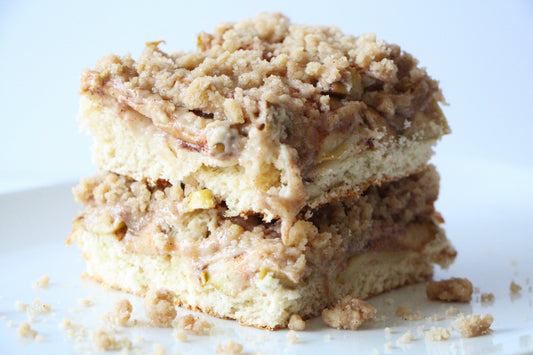 APFELKUCHEN MIT STREUSSEL - MEDIA PORCIÓN
